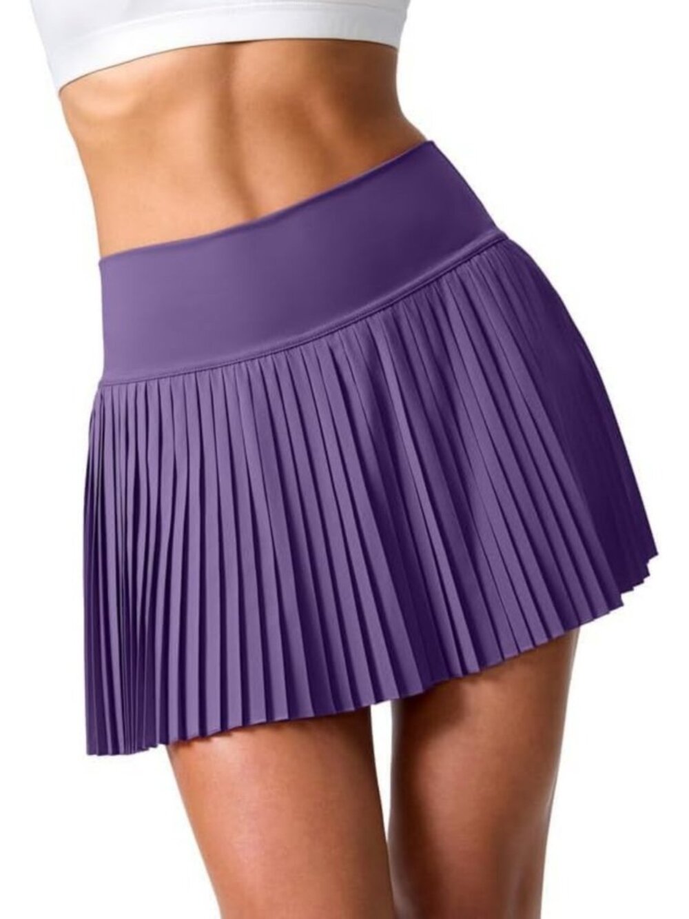 High Waisted Pleated Tennis Skirt with Pockets | Lightweight Athletic Golf